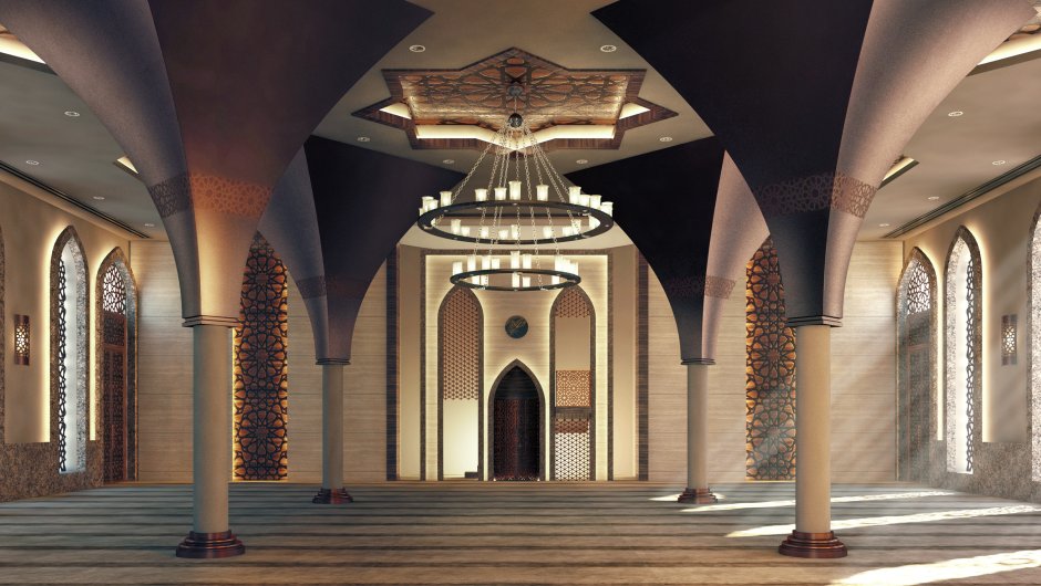 Мечеть Фейсала интерьеры