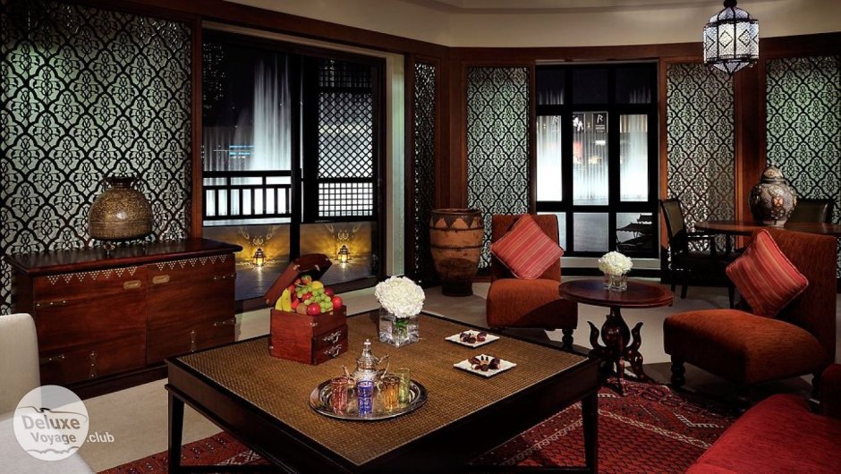 Гостиная с современном азиатском стиле
