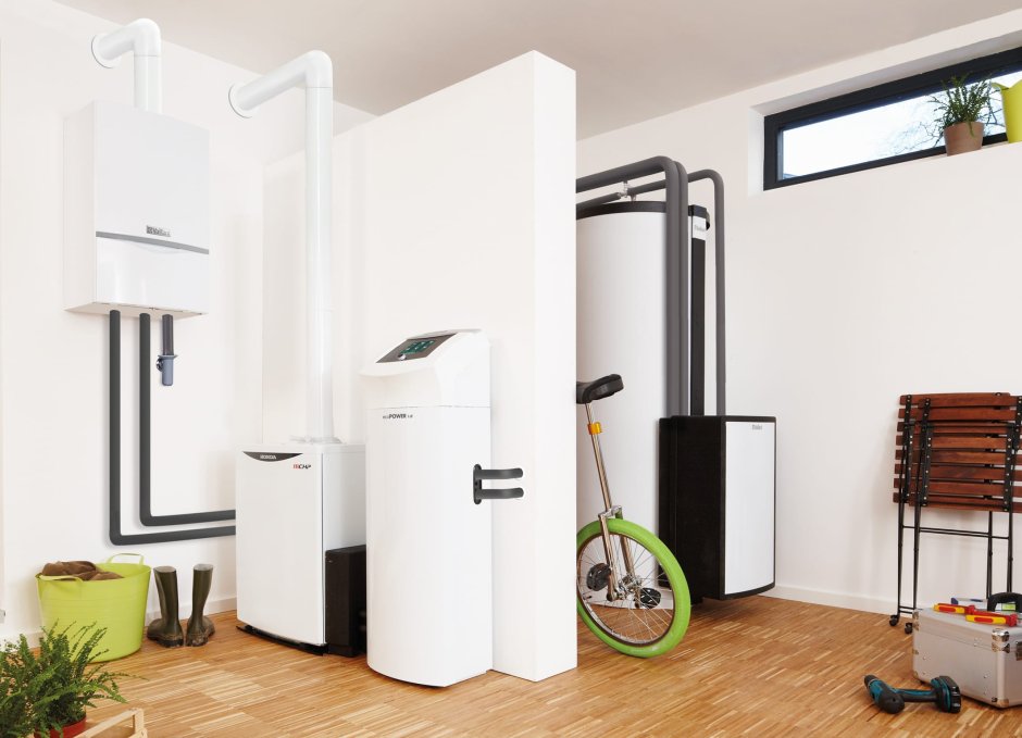 Газовый котел двухконтурный напольный Viessmann