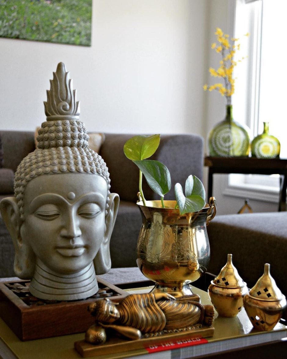 Комната в стиле буддизма
