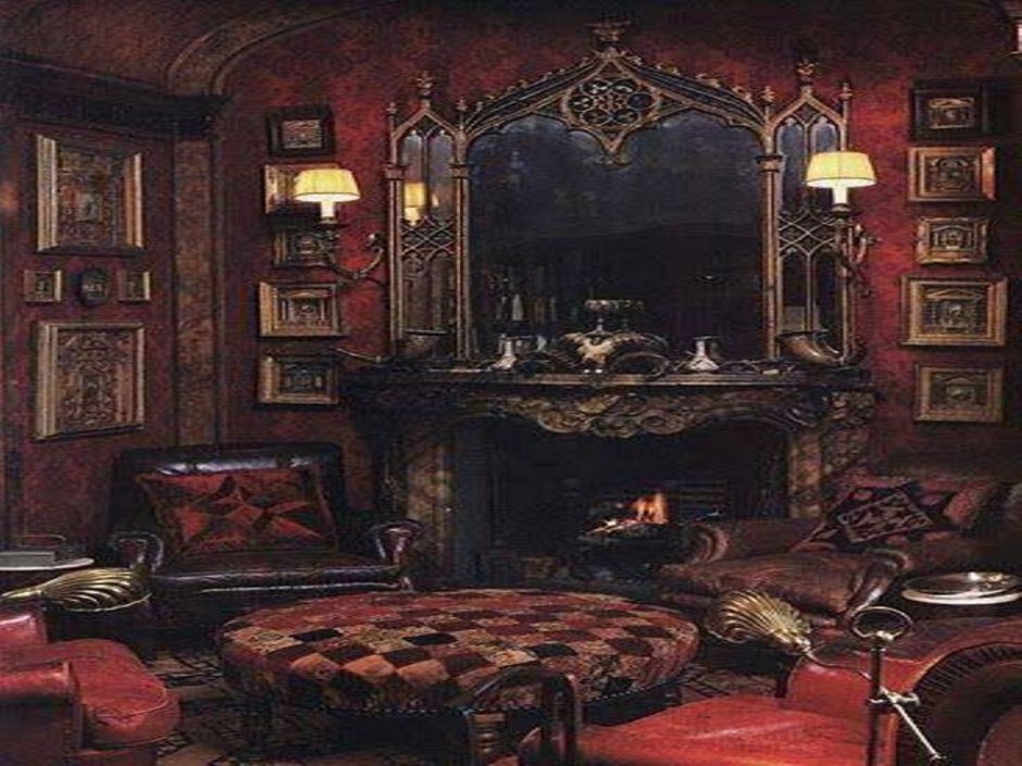 Комната Викторианская эпоха Готика