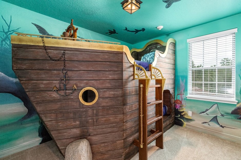 Ванная комната в пиратском стиле
