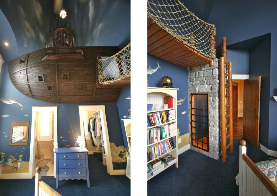 Комната мечты для ребенка в пиратском стиле