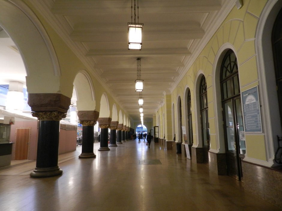 Ярославский вокзал внутри