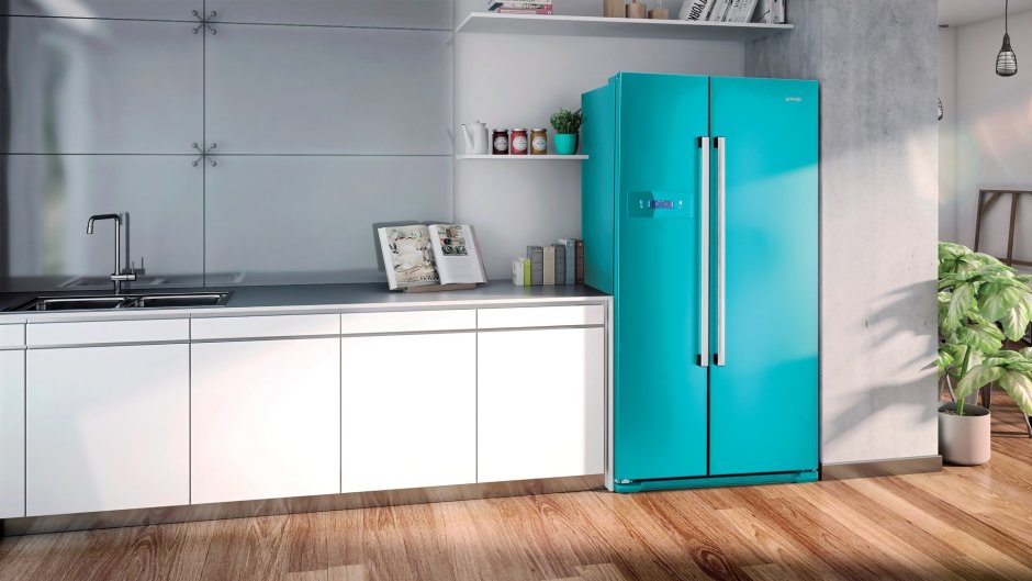Холодильник (Side-by-Side) Gorenje nrs85728bl
