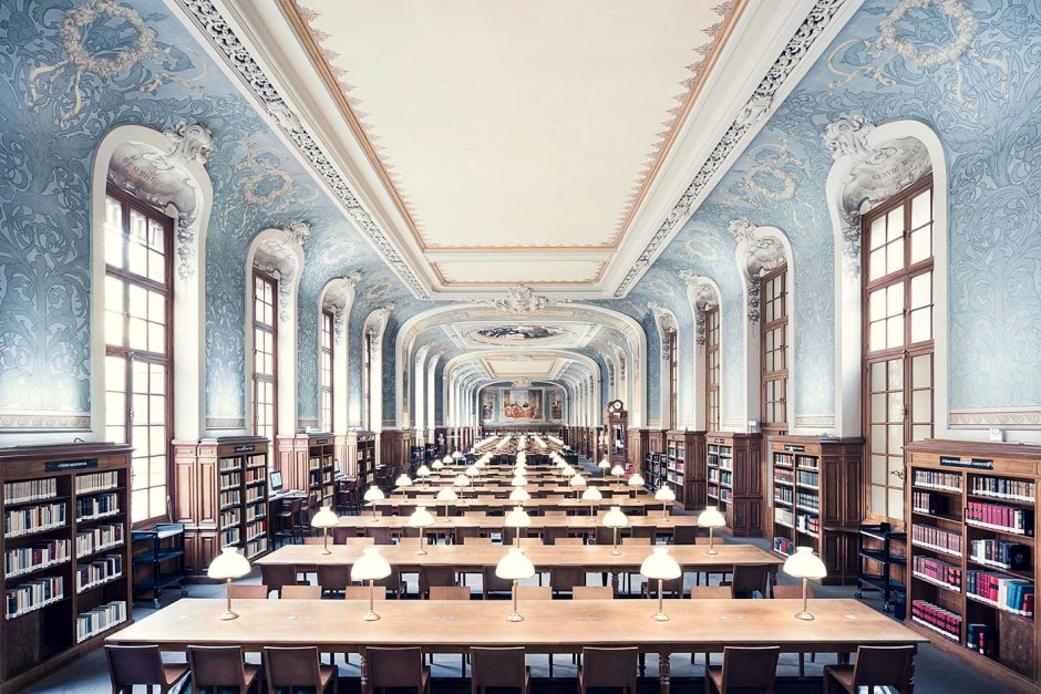 Библиотека Сорбонна в Париже