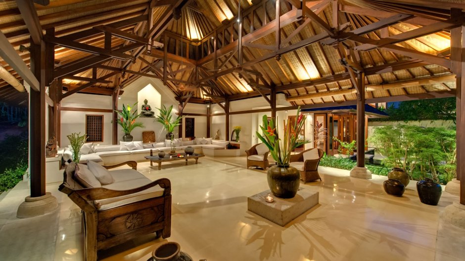 Дом на Бали интерьер