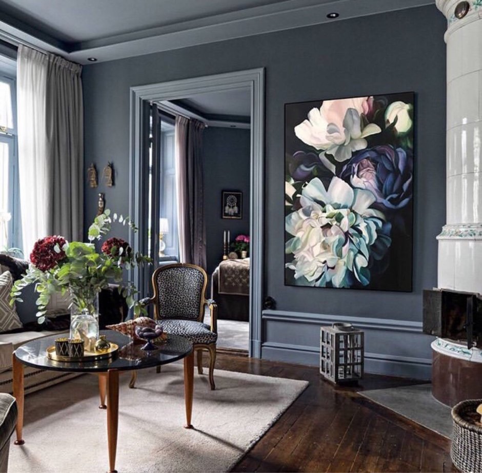 Картины в дорогих интерьерах