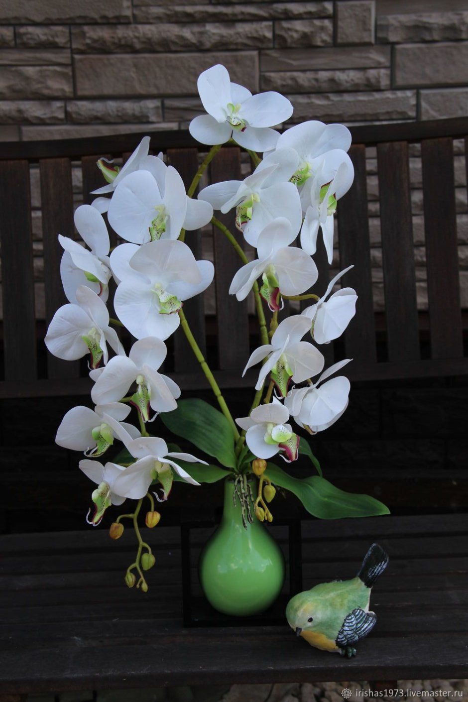 Композиции из латексных орхидей