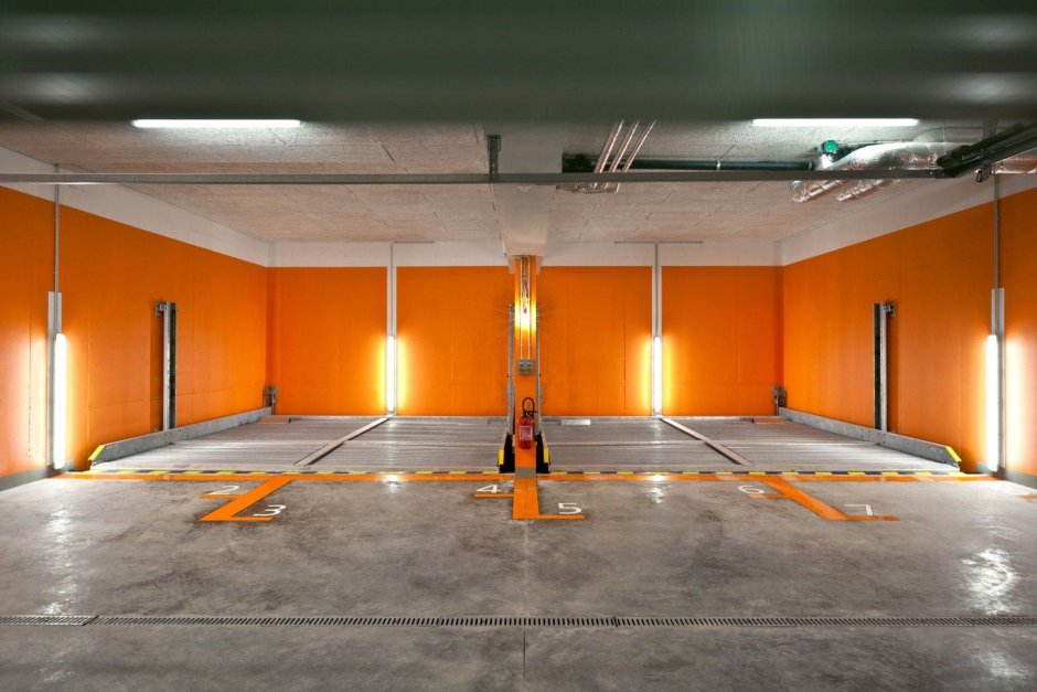 Освещение внутри гаража