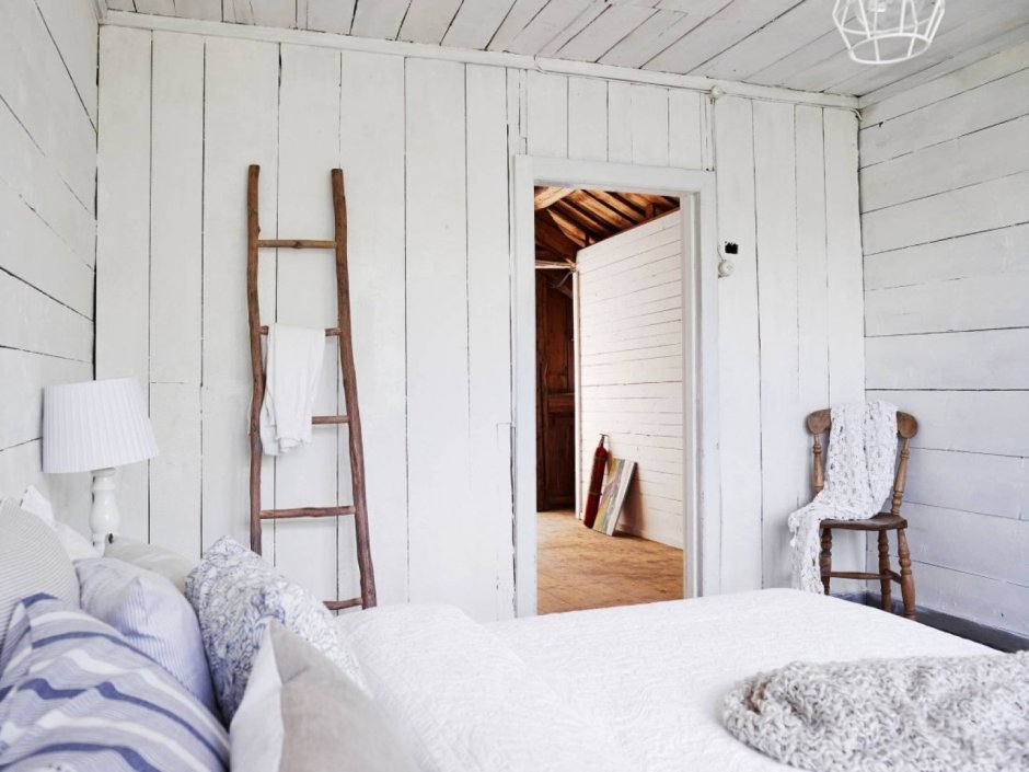 Дачная спальня в скандинавском стиле