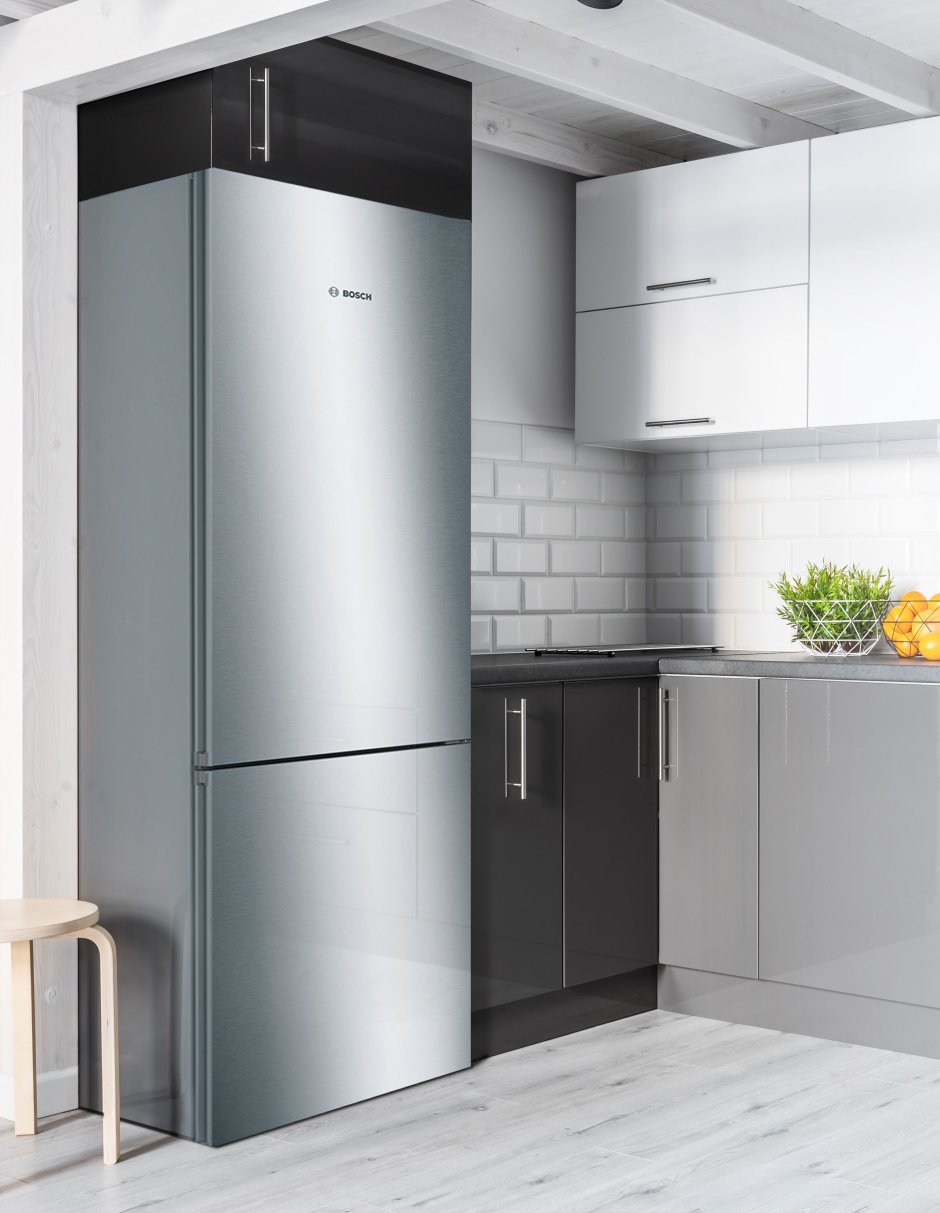 Холодильник Bosch 36s55ru серый