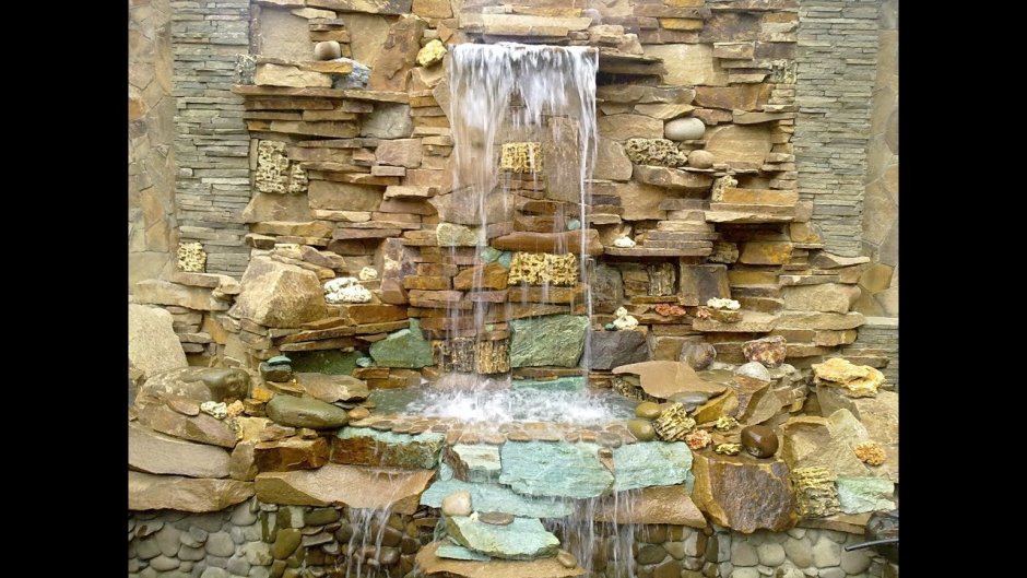 Водопады из натурального камня