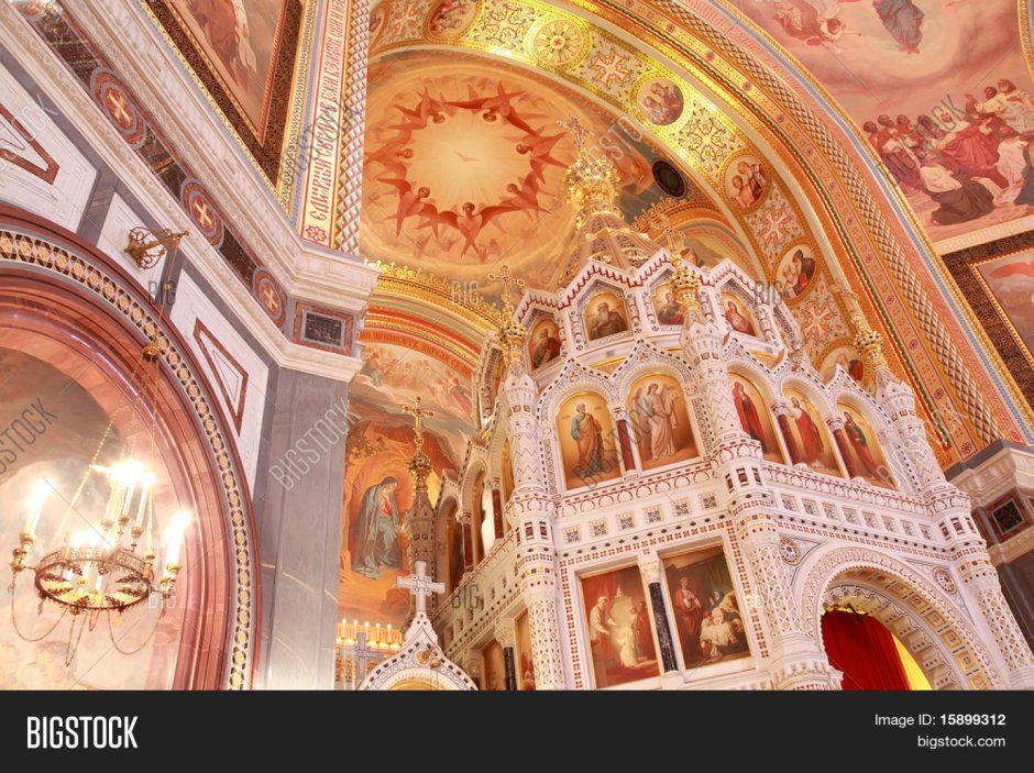 Храм Христа Спасителя в Москве внутри алтарь