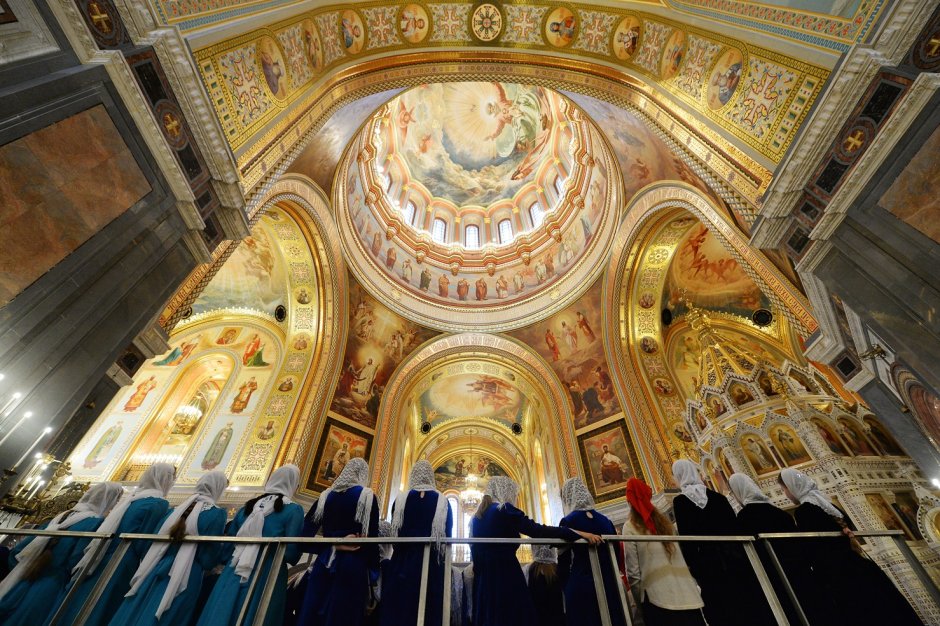 Фото убранства первого храма Христа Спасителя в Москве