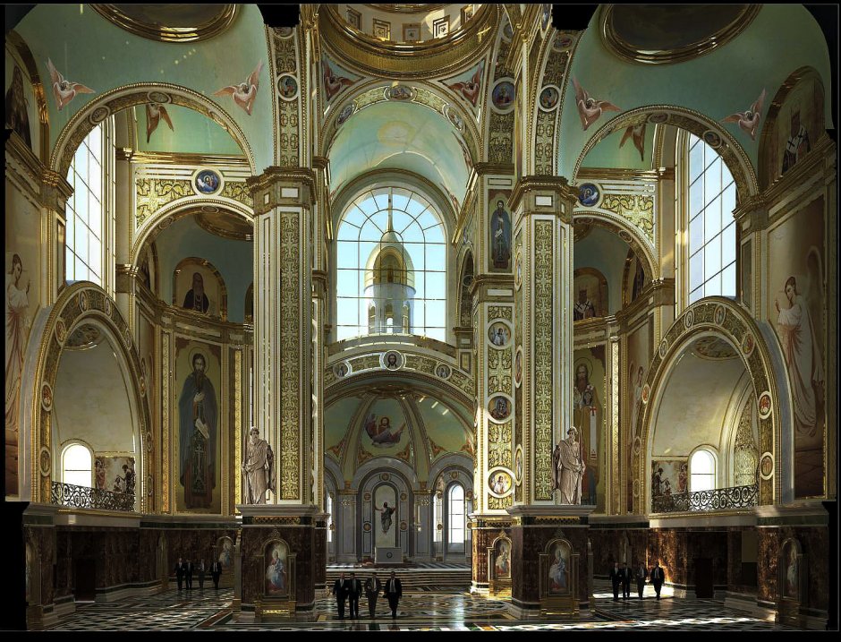 Кафедральный собор Христа Спасителя в Калининграде внутри