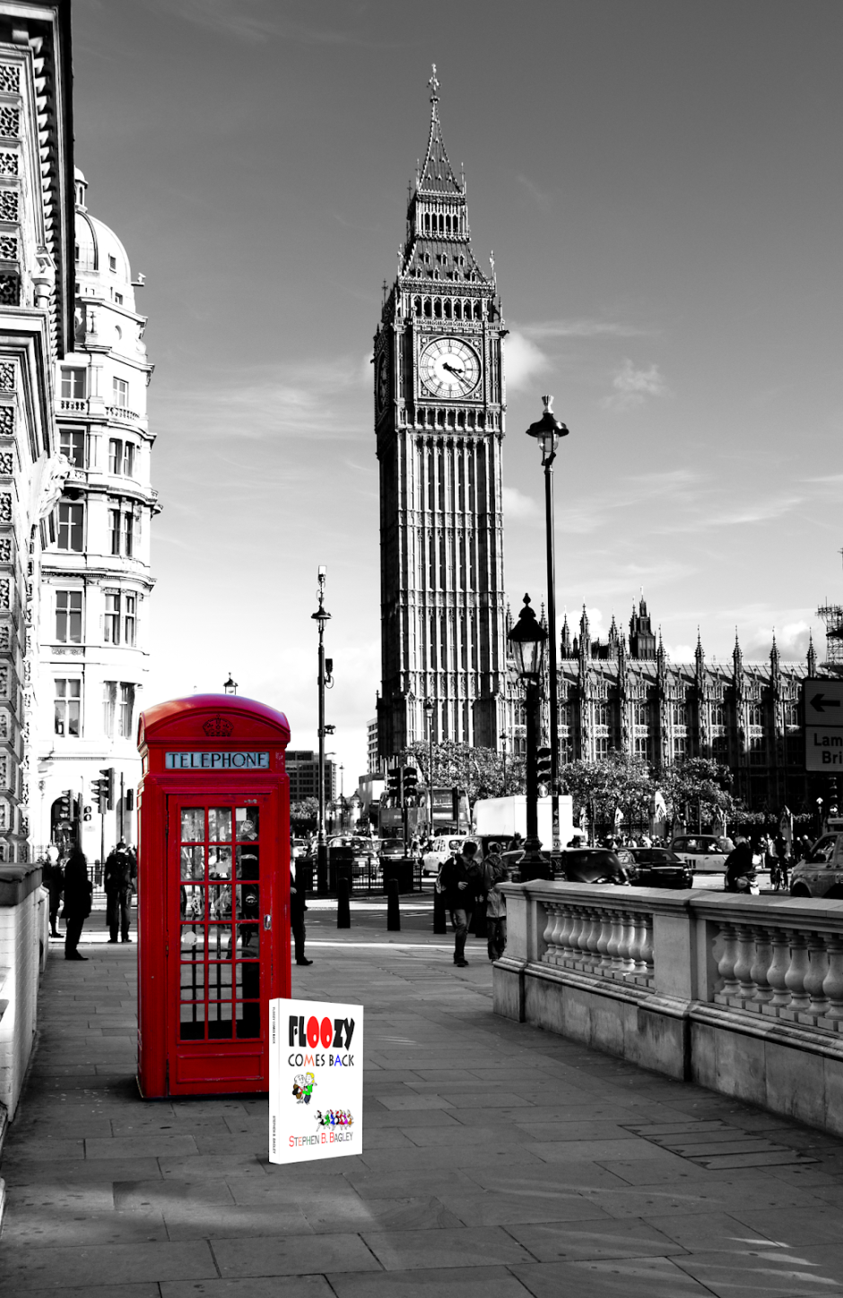 Красная будка в Лондоне