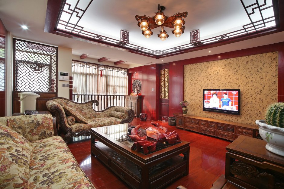 Китайский дракон дизайн комнаты