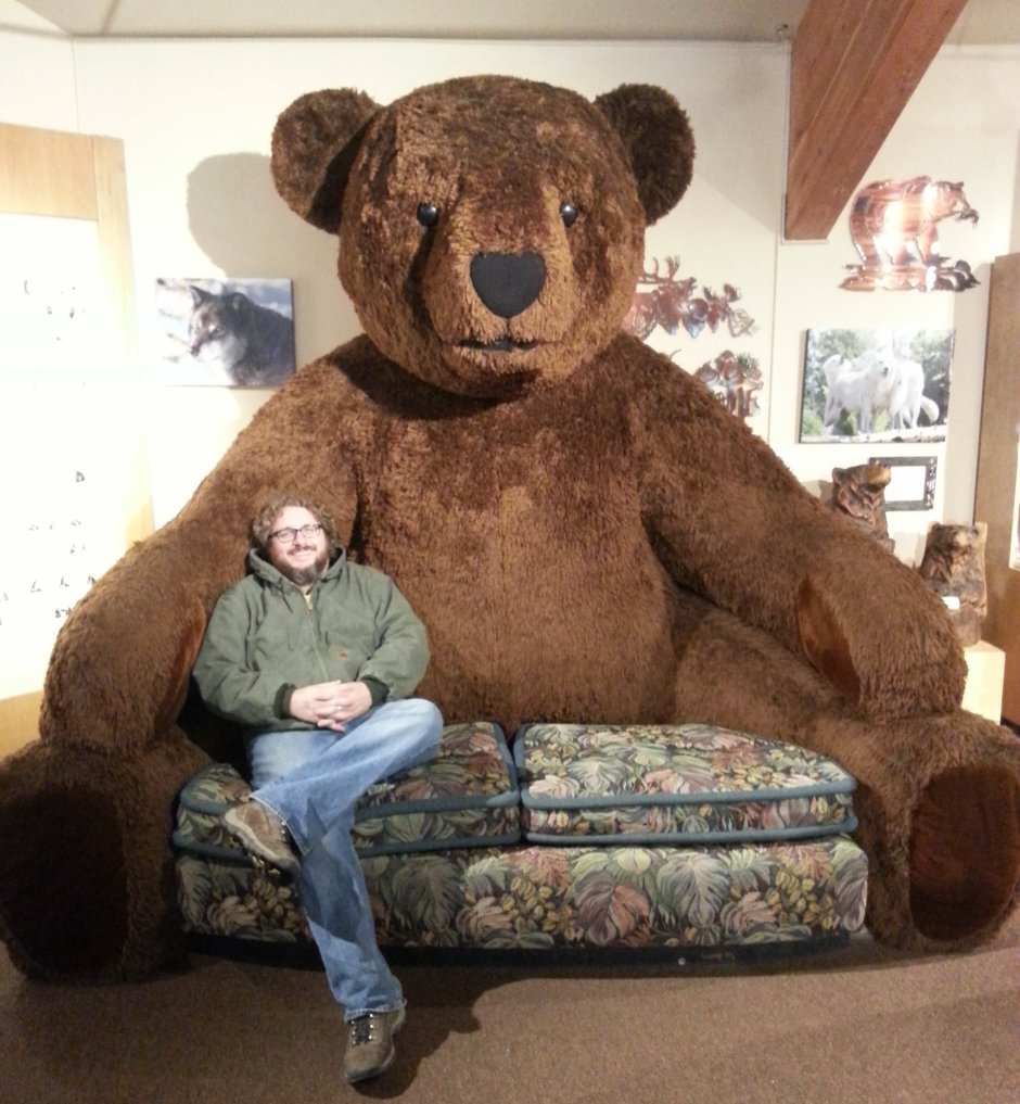 Самый огромный плюшевый медведь