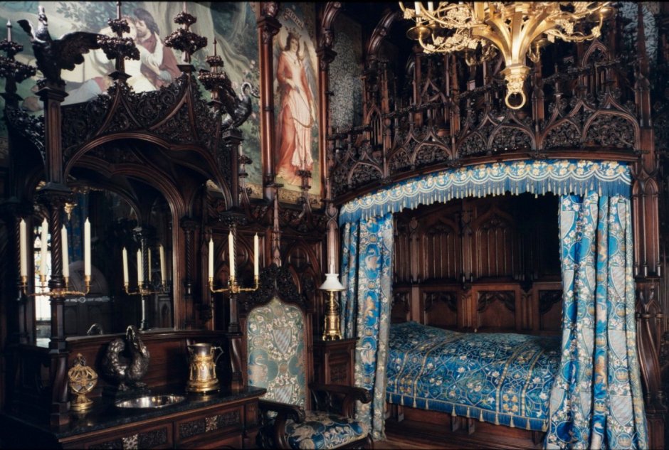 Королевская усадьба Линдерхоф спальня