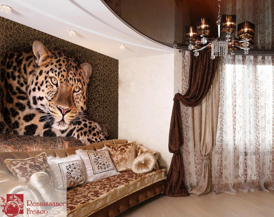 Комната в тигровом стиле