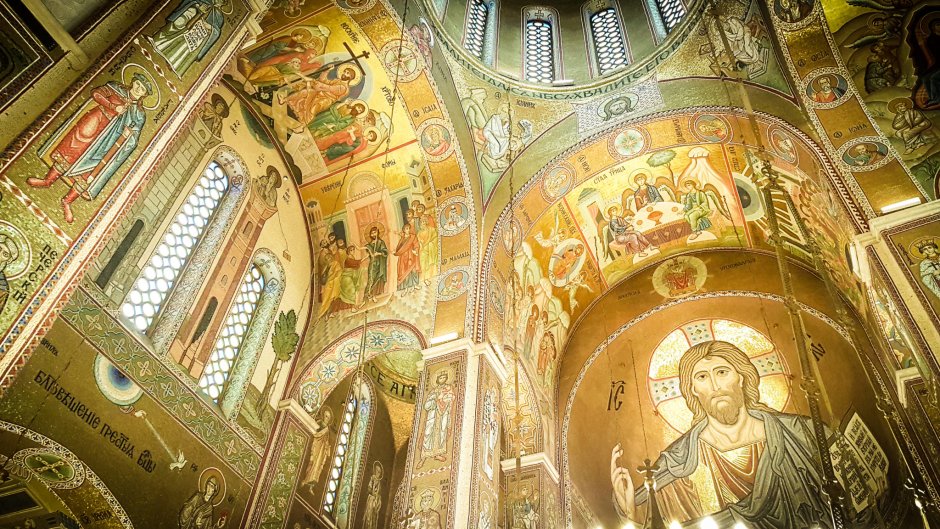 Сретенский монастырь мозаики храма