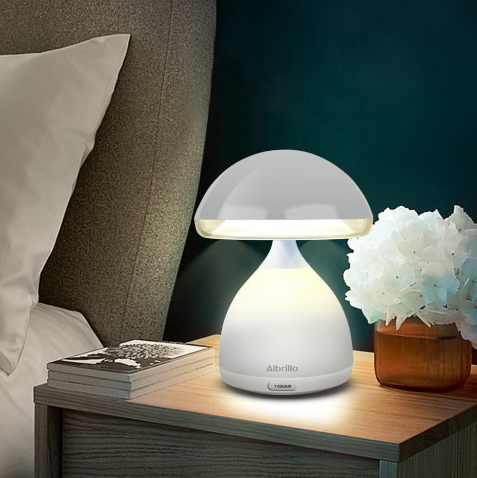 Bedside Touch Table Lamp White
