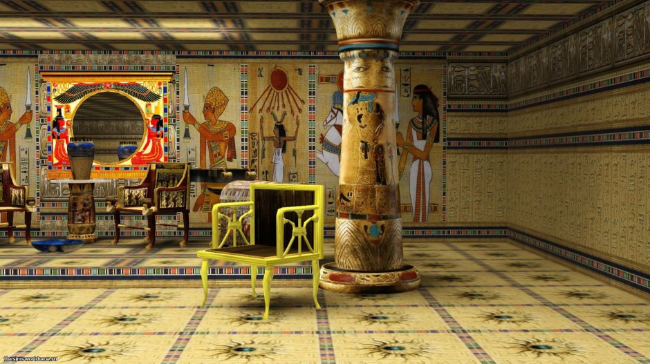 Древний Египетский стиль интерьер
