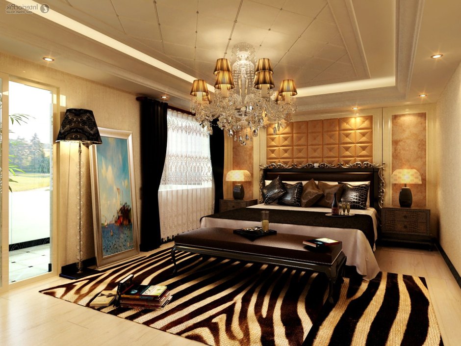 Роскошная спальня в современном стиле