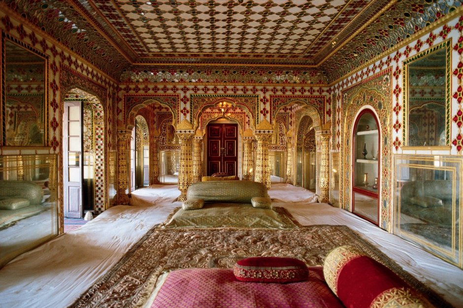 Дворец махараджей Индия спальня