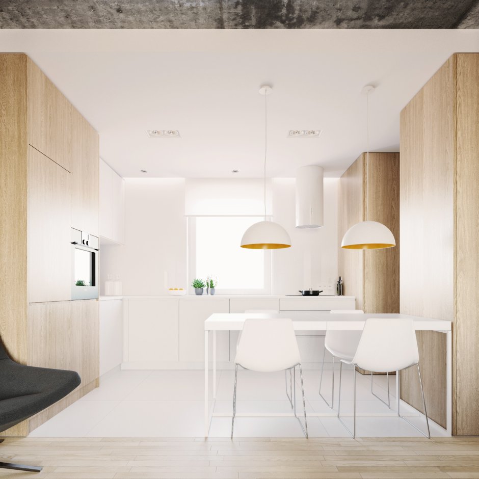 Интерьер квартиры в современном стиле минимализма