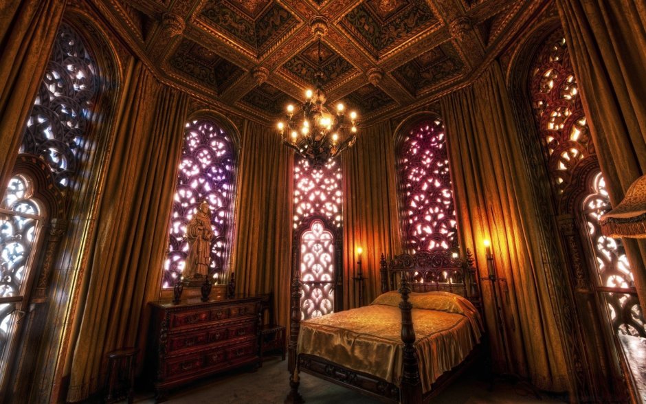 Hearst Castle спальни