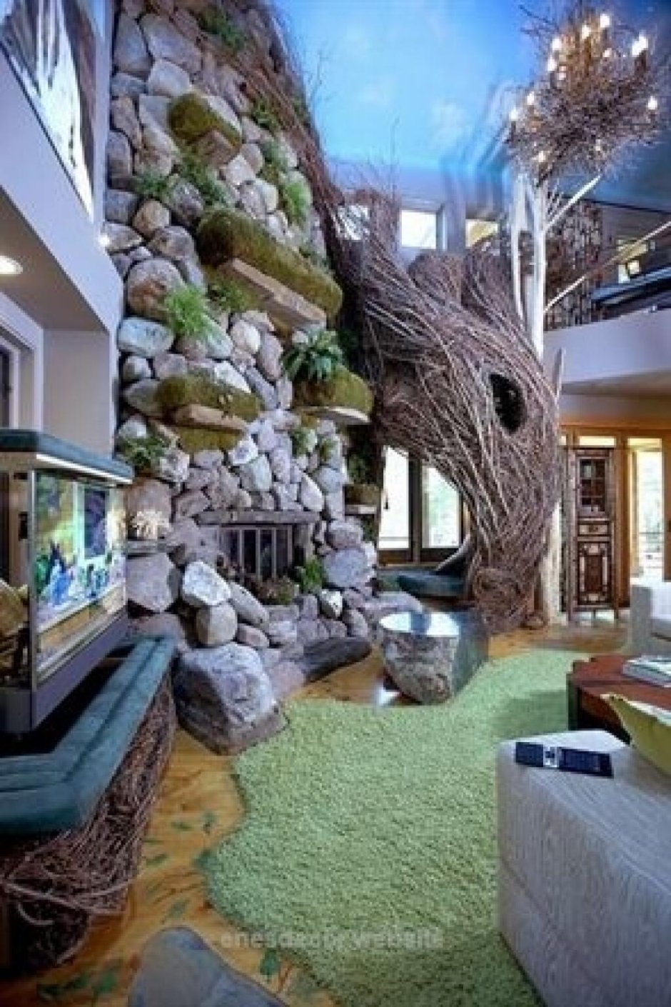 Комната в стиле природы