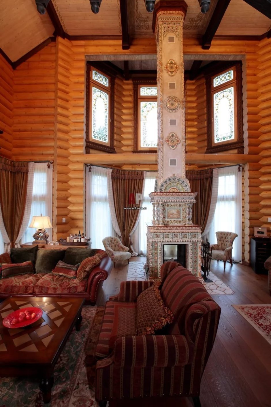 Сибирский бревенчатый дом