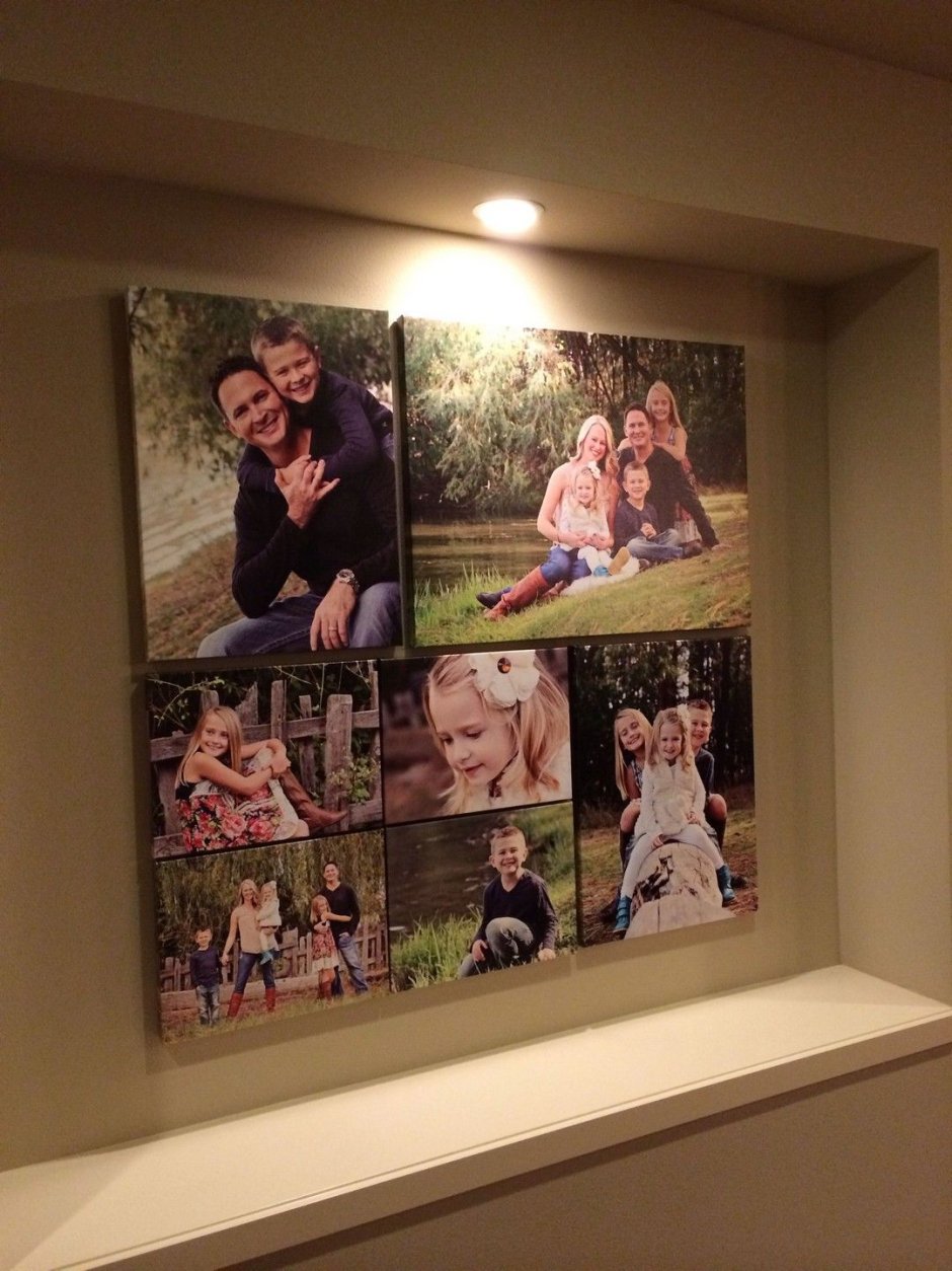 Семейные фотоколлажи на стену
