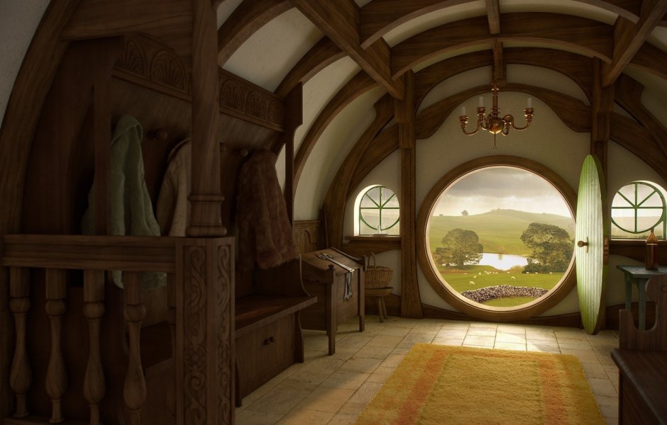 Дом Хоббита»/the Hobbit House (Уэльс, Великобритания)