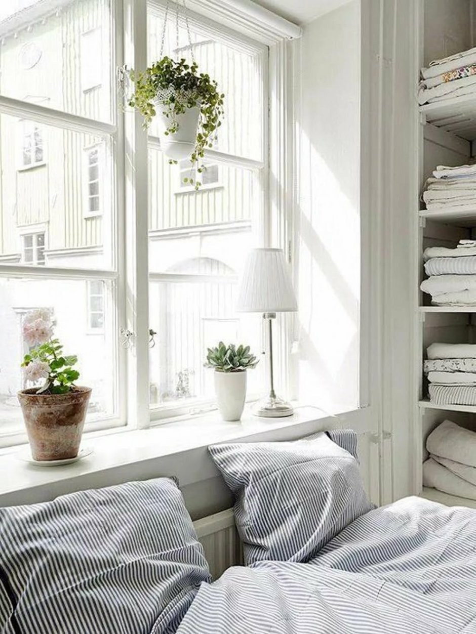 Окна в скандинавском стиле в интерьере