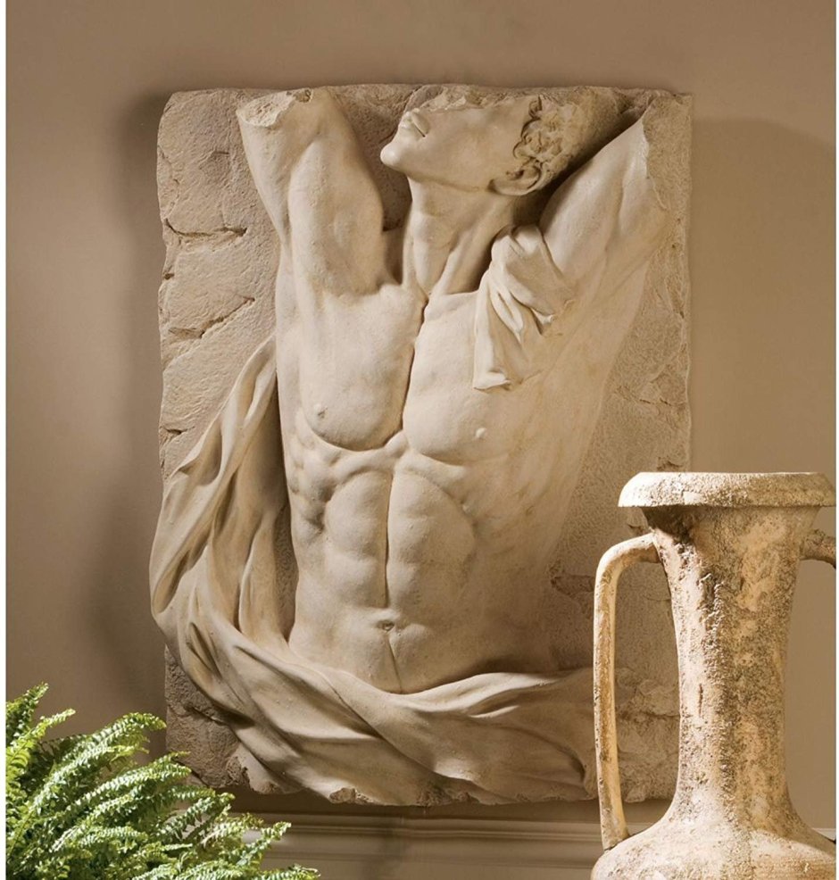 Скульптура рельеф торс Греция
