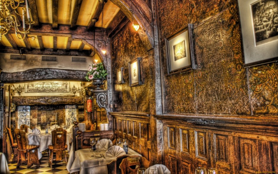 Интерьеры под старину кафе и рестораны