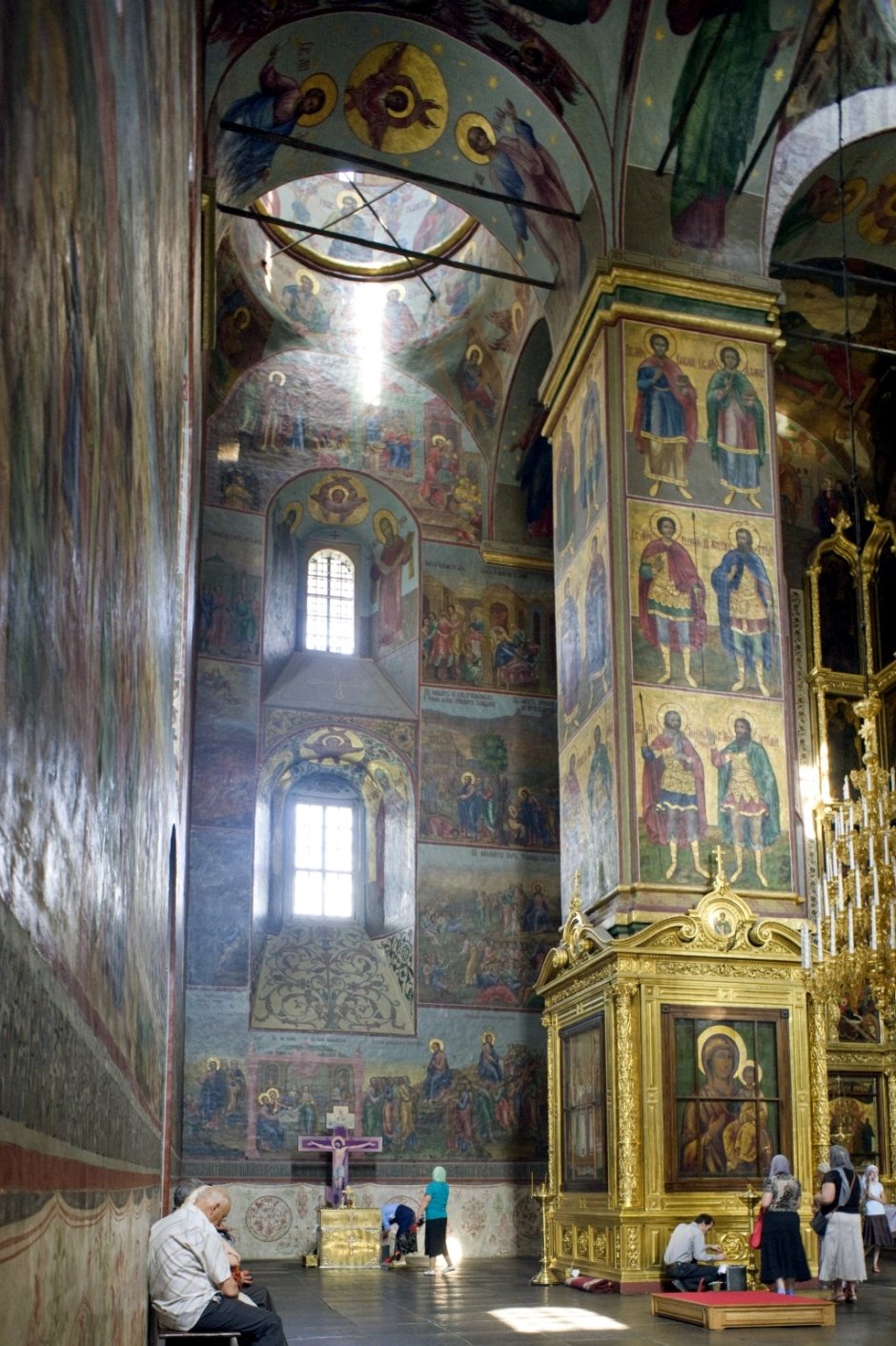 Новоспасский монастырь собор Спаса Преображения