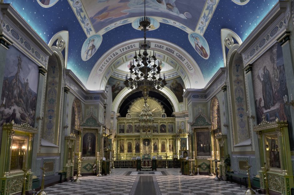 Соловецкий монастырь Благовещенская Церковь интерьер