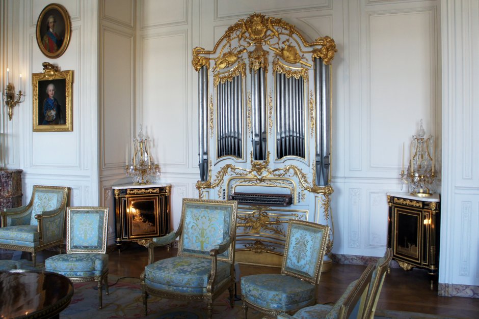 Мария Антуанетта интерьер в Версале