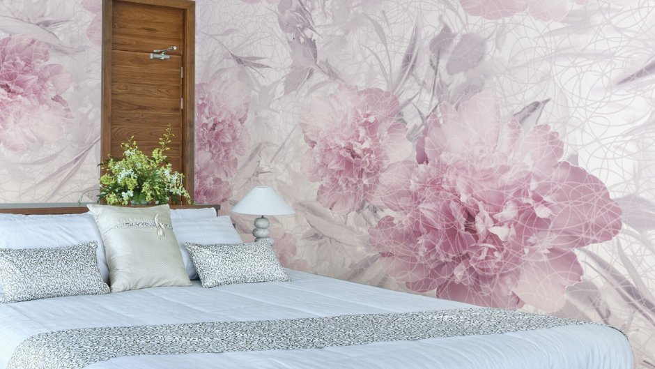 Панно для розовой спальни