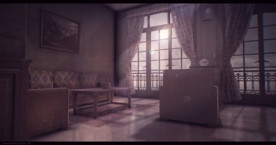 Фиолетовая комната аниме
