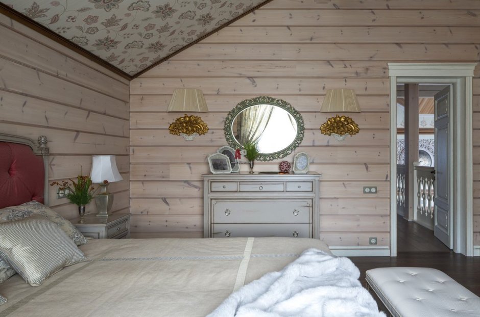 Деревянная спальня