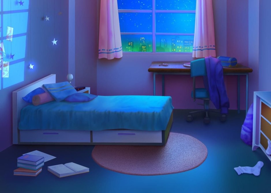 Кровать аниме для гача лайф