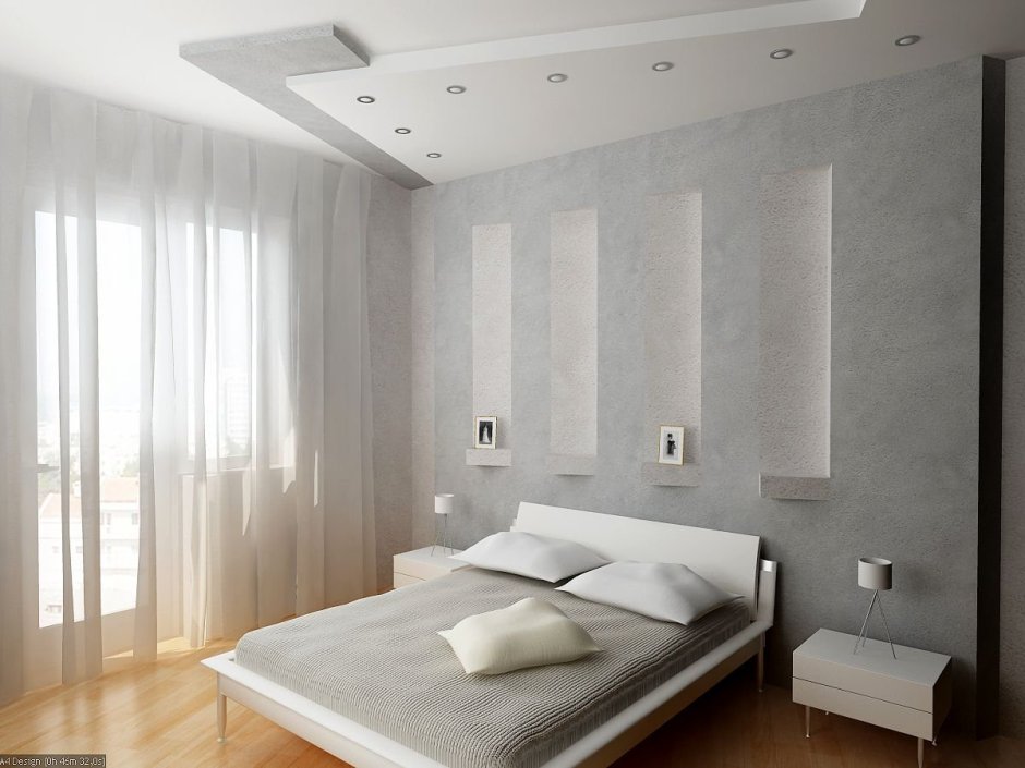 Дизайн спальни 2022 стены