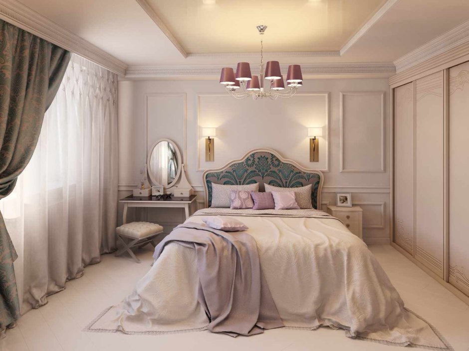 Спальная в стиле современной классики