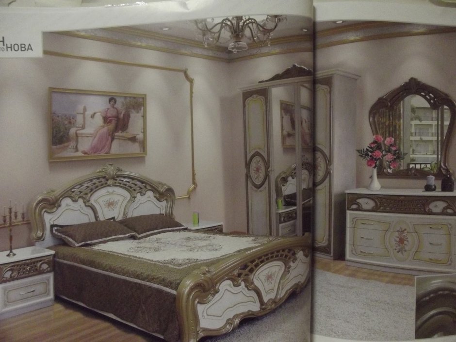 Красивые интерьеры спален в классическом стиле