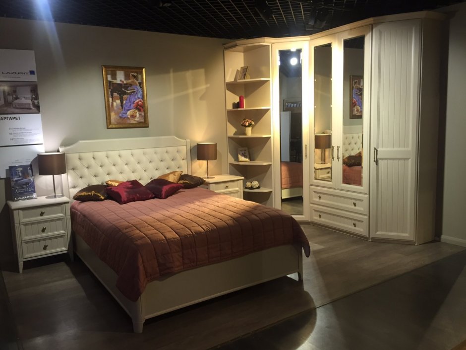 Мебель лазурит спальня Белладжио
